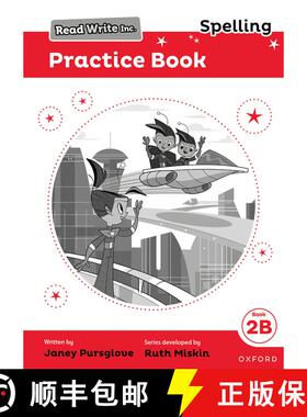 【3-4周达】Read Write Inc. Spelling: Read Write Inc. Spelling: Practice Book 2B (Pack of 30) [9780198305446]