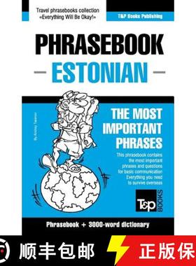 现货 English-Estonian phrasebook & 3000-word topical vocabulary [9781787162631]