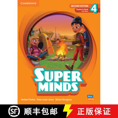 【3-4周达】Super Minds Second Edition Level 4 Student's Book with eBook British English [With eBook] [9781108812306]