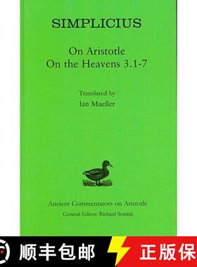 预订 Simplicius: On Aristotle On the Heavens 3.1-7 [9780715638439]