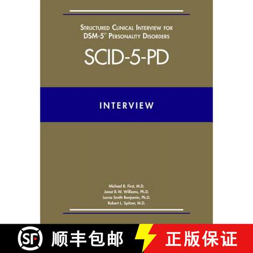 【3-4周达】精装 Structured Clinical Interview for DSM-5 (R) Personality Disorders (SCID-5-PD) [9781585624744]