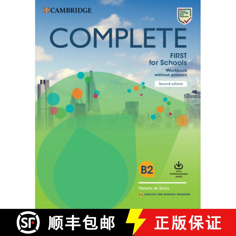 【3-4周达】Complete First for Schools for Spanish Speakers Workbook Without Answers with Downloadable... [9788490362129]