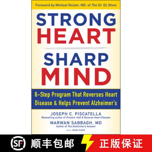 【3-4周达】精装 Strong Heart, Sharp Mind: The 6-Step Brain-Body Balance Program That Reverses Heart D... [9781630061937]