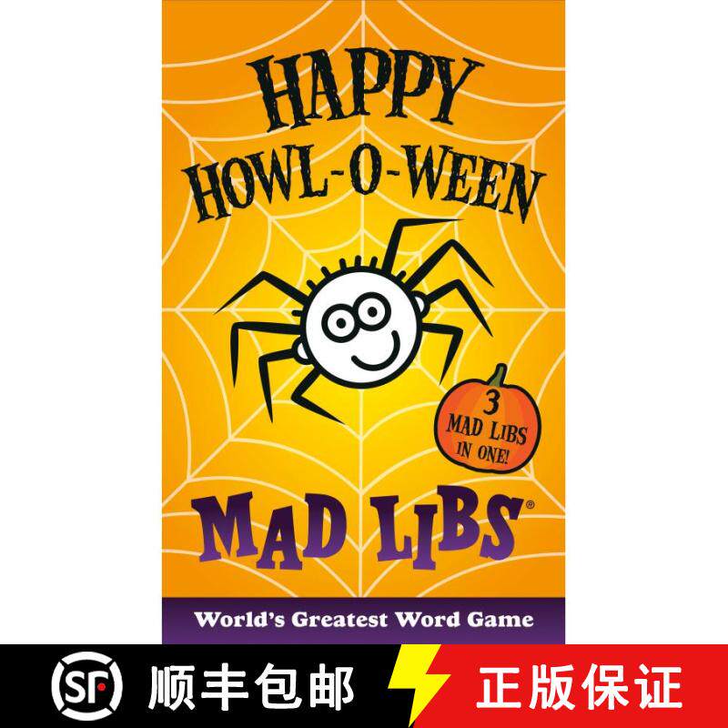 【3-4周达】Happy Howl-o-ween Mad Libs: Over 60 Halloween Stories in One! [9780593225851]