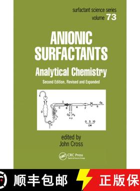 【3-4周达】Anionic Surfactants : Analytical Chemistry, Second Edition, [9780367455781]