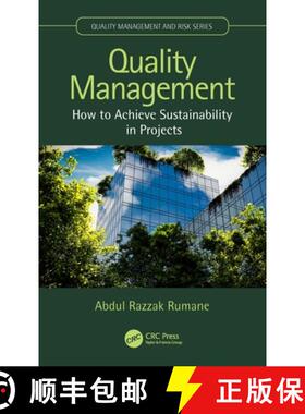 【3-4周达】Quality Management: How to Achieve Sustainability in Projects [9781032454382]