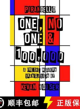 【3-4周达】One, No One & 100,000: a fresh, modern translation by Kevan Houser [9781644670316]