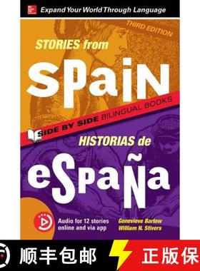 【3-4周达】Stories from Spain / Historias de España, Premium Third Edition [9781260010367]