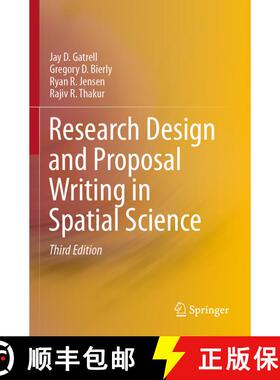 【3-4周达】Research Design and Proposal Writing in Spatial Science (Third Edition 2020) (Third Editio... [9783030600211]