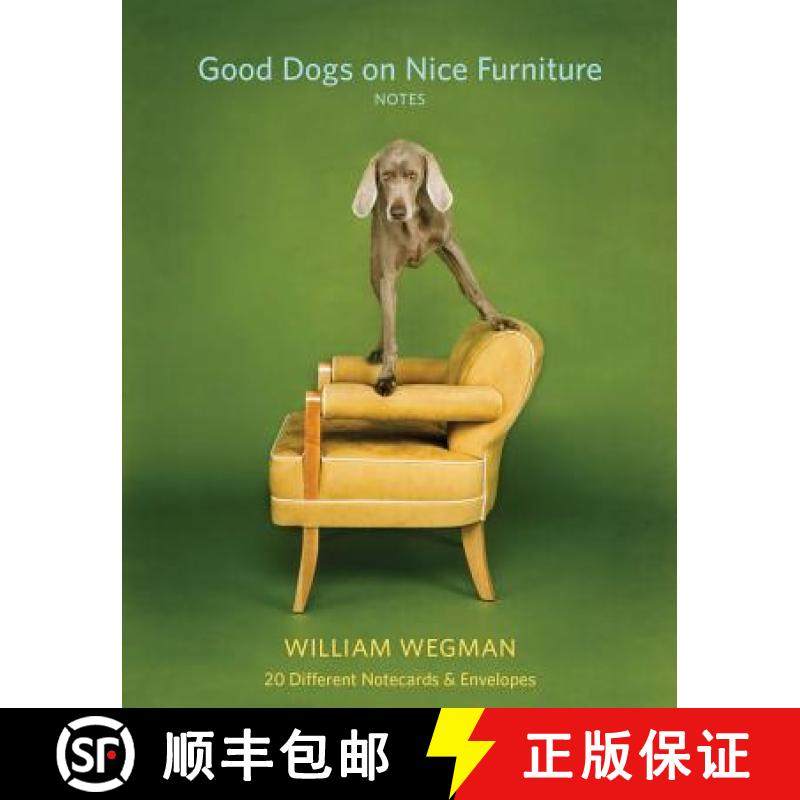 【3-4周达】Good Dogs on Nice Furniture Notes: 20 Different Notecards & Envelopes [With Envelope] [9781452166636]