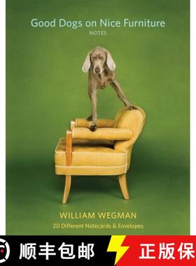 【3-4周达】Good Dogs on Nice Furniture Notes: 20 Different Notecards & Envelopes [With Envelope] [9781452166636]