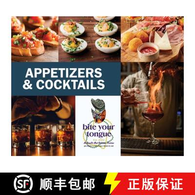 【3-4周达】精装 Appetizers & Cocktails - Bite Your Tongue [9780999365090]