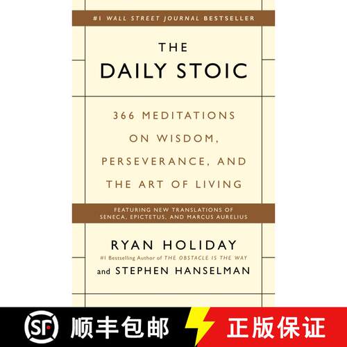 【3-4周达】精装 The Daily Stoic: 366 Meditations on Wisdom, Perseverance, and the Art of Living [9780735211735]