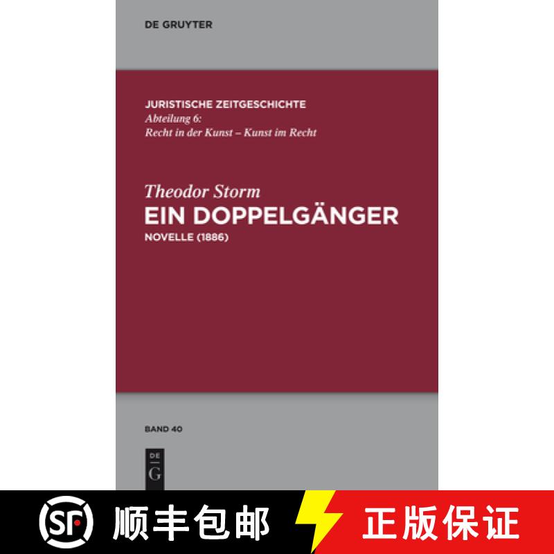 【3-4周达】Ein Doppelgänger：Novelle (1886) [9783110342338]