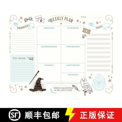 【3-4周达】Harry Potter: Weekly Planner Notepad: (Harry Potter School Planner, Harry Potter Gift, Har... [9781647223984]