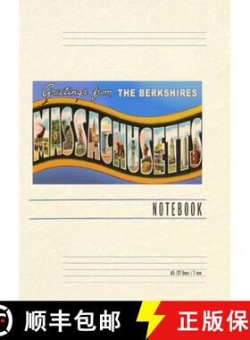 预订 Vintage Lined Notebook Greetings from the Berkshires [9798385422593]