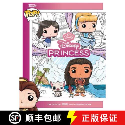 【3-4周达】Disney Princess: The Official Funko Pop! Coloring Book [9798337402314]