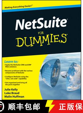 【3-4周达】Netsuite For Dummies(R) [Wiley计算机] [9780470191071]