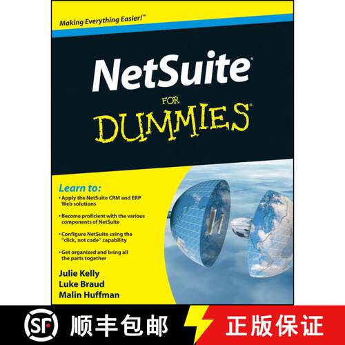 【3-4周达】Netsuite For Dummies(R) [Wiley计算机] [9780470191071]