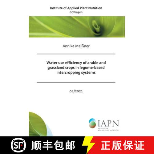 【3-4周达】Water use efficiency of arable and grassland crops in legume-based intercropping systems [9783736974470]