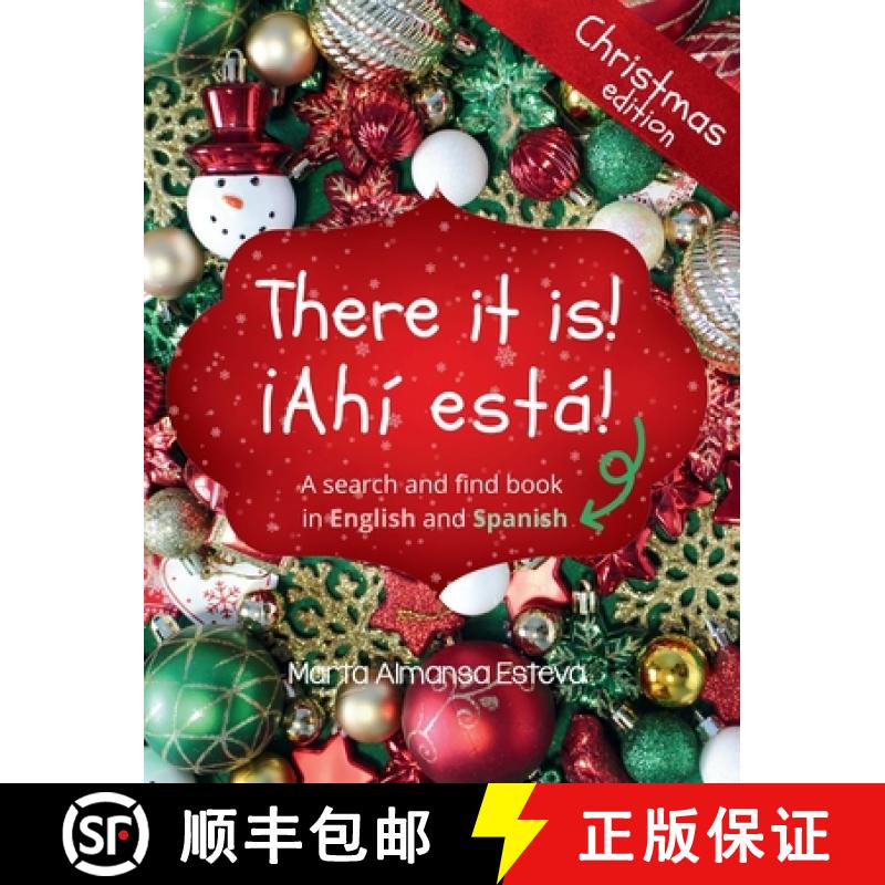 预订 There it is! ¡Ahi esta! Christmas edition: A search and find book in English and Spanish [9781915193117]