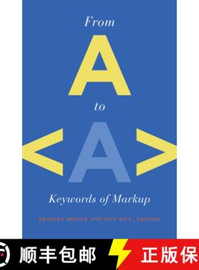 【3-4周达】From A to a: Keywords of Markup [9780816666096]