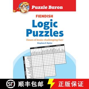 Fiendish Brain Logic Puzzle Challenging Difficult Puzzles Fu... Most Baron Devilishly 4周达 9781615648559 The