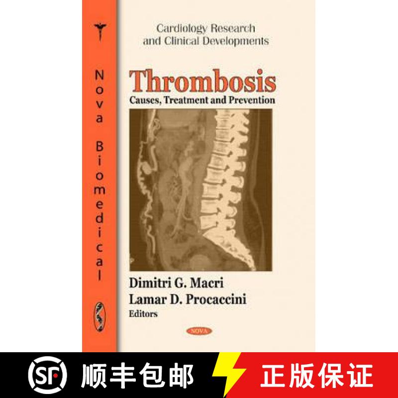 【3-4周达】Thrombosis: Causes, Treatment and Prevention [9781616686963]