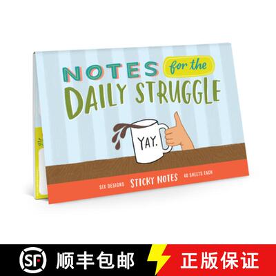 【3-4周达】Emily McDowell & Friends Daily Struggle Sticky Note Packet [9781642444728]