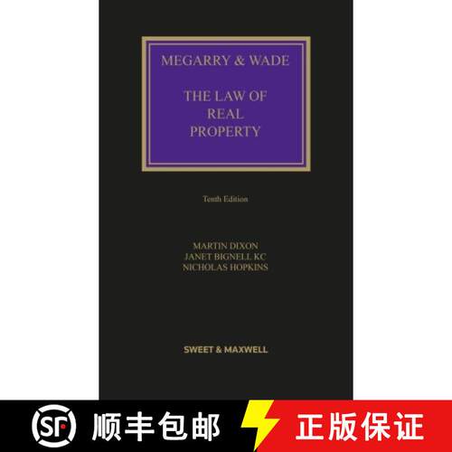 预订 精装 Megarry & Wade: The Law of Real Property 10th ed (10th) [9780414117075]