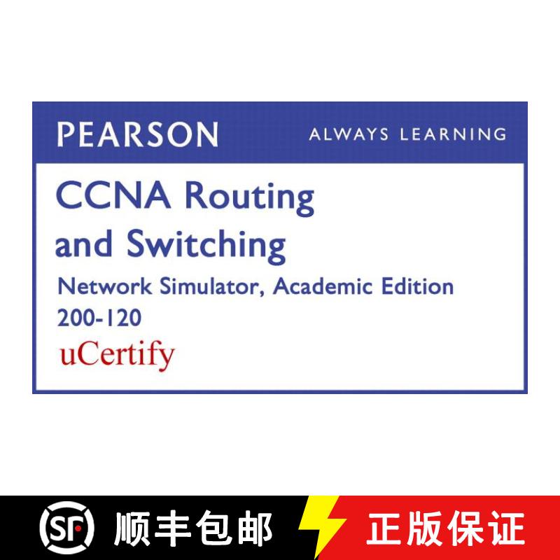 【3-4周达】CCNA R&s 200-120 Network Simulator Academic Edition Pearson Ucertify Labs Student Access Card [9780789753892]
