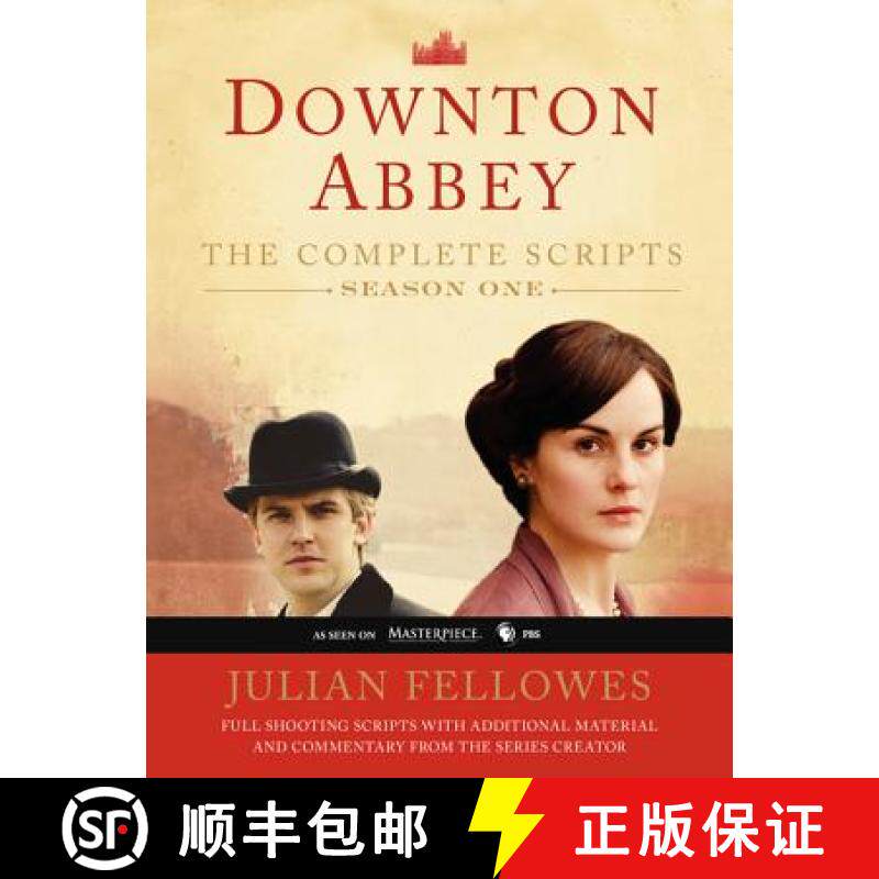 【3-4周达】Downton Abbey, Season One: The Complete Scripts [9780062238313]