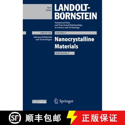 【3-4周达】Nanocrystalline Materials, Subvolume A: Advanced Materials and Technologies [9783642323980]