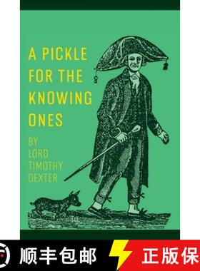 【3-4周达】A Pickle for the Knowing Ones [9781667304359]