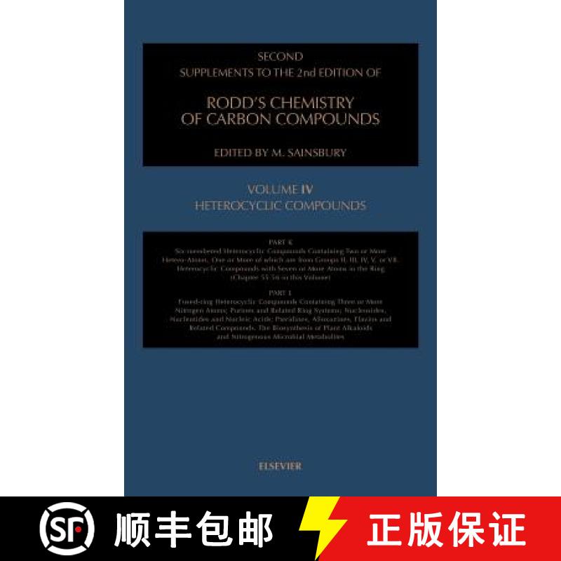 【2-3周达】Heterocyclic Compounds, Part K: 6-membered Heterocyclic Compounds: - Heterocycles with Sev... [9780444829825]