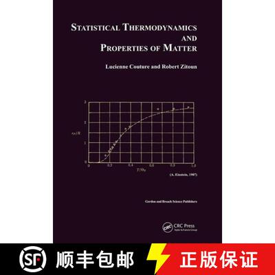 【3-4周达】精装 Statistical Thermodynamics and Properties of Matter [9789056991968]