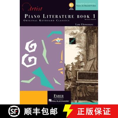【3-4周达】Piano Literature - Book 1 Developing Artist Original Keyboard Classics Book/Online Audio [9781616770303]