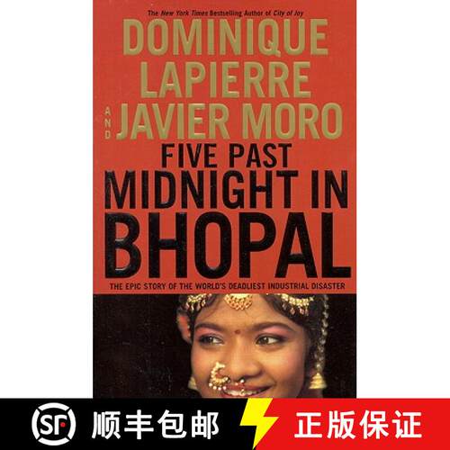 【3-4周达】精装 Five Past Midnight in Bhopal: The Epic Story of the World's Deadliest Industrial Disa... [9780446530880]
