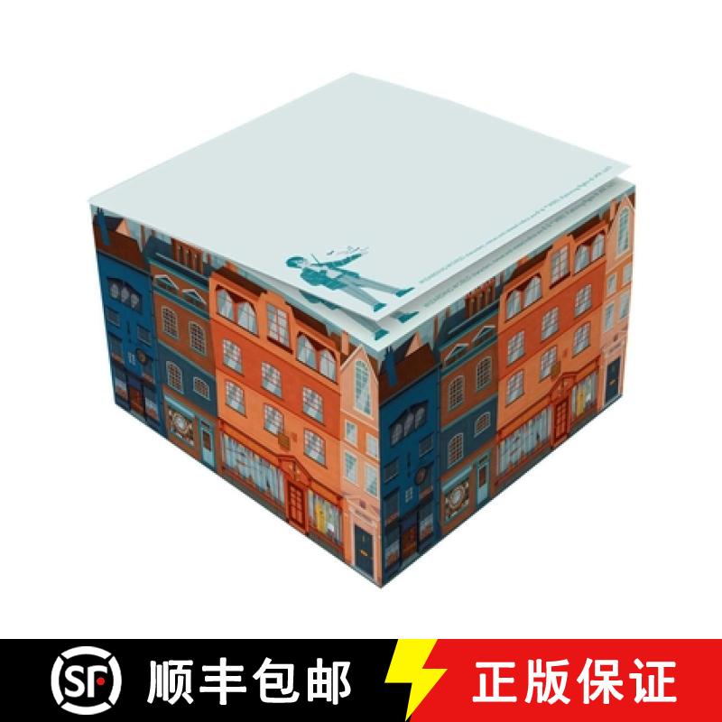 【2-3周达】Harry Potter: Exploring Diagon Alley Memo Cube [9781647222437]