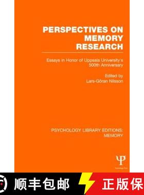 【3-4周达】Perspectives on Memory Research (Ple: Memory): Essays in Honor of Uppsala University's 500... [9781848724136]