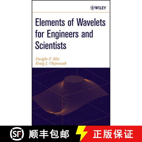 【3-4周达】精装 Elements Of Wavelets For Engineers And Scientists [Wiley数学] [9780471466178]