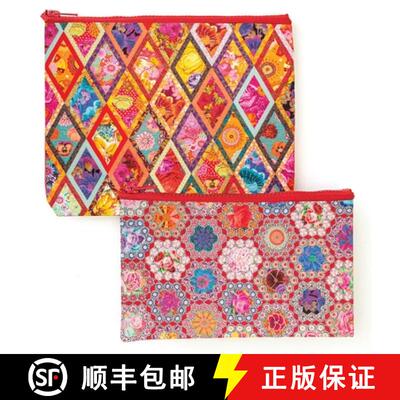 【3-4周达】Kaffe Fassett’s Fabulous Florals Eco Pouch Set [9781644031643]