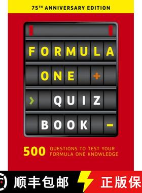 【3-4周达】The Formula One Quizbook: 75th Anniversary Edition [9781836005674]