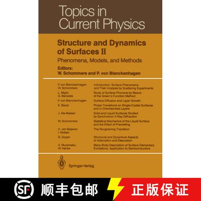 【3-4周达】Structure and Dynamics of Surfaces II : Phenomena, Models, and Methods (Softcover reprint ... [9783642465932]