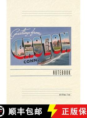 预订 Vintage Lined Notebook Greetings from Groton [9798385406319]