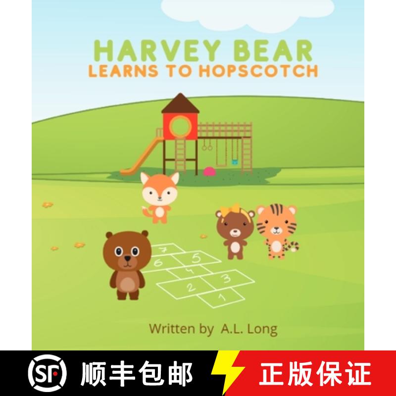 【2-3周达】Harvey Bear Learns to Hopscotch [9798988430520]