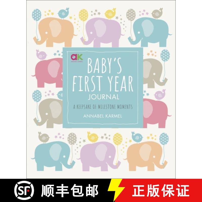 【3-4周达】Baby's First Year Journal : A Keepsake of Milestone Moments [9780241365601]