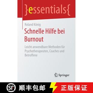 Hilfe Leicht Schnelle Coaches 9783658303006 Psychotherapeuten bei 4周达 Methoden anwendbare Burnout un... für