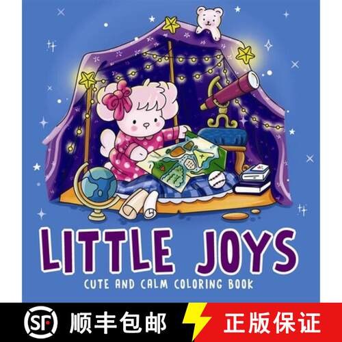 【3-4周达】Little Joys- Cute and Calm Coloring Book: Cute & Cozy Coloring Book for All Ages | Illustr... [9789815351286]