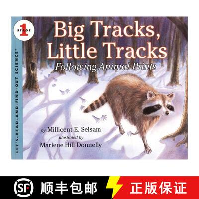 【3-4周达】Big Tracks, Little Tracks: Following Animal Prints [9780064451949]